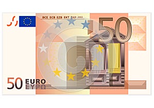 Fifty euro banknote