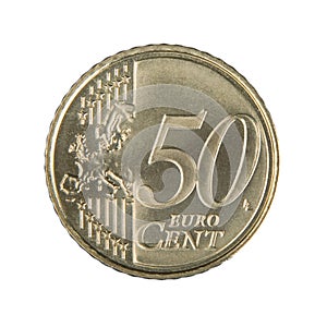 Fifty Euro Cent Coin