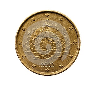 Fifty euro cents