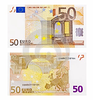 Fifty euro note