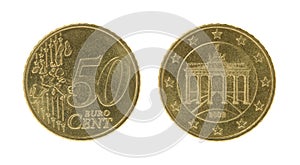 Fifty Eurocents Coins