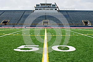 Fifty Yard Line with Bleachers