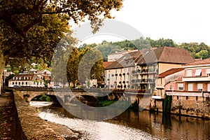 Figeac and river of Le Cele