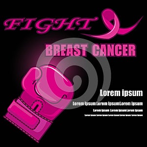 Fight breast cancer photo