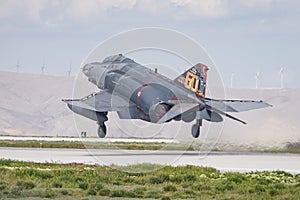 Fighter Aircraft Take-off from Konya Airport during Anatolian Eagle Air Force Exercise