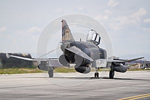 Fighter Aircraft Taxiing in Konya Airport during Anatolian Eagle Air Force Exercise