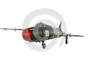 Fighter bomber Su-17 isolated