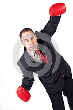 Fighter business man