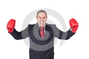 Fighter business man