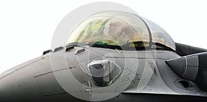 Fighter jet canopy