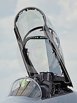 Fighter jet cockpit
