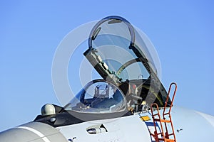 Fighter jet cockpit