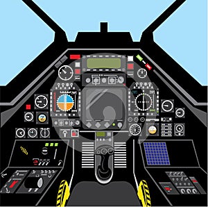 Fighter Jet Cockpit