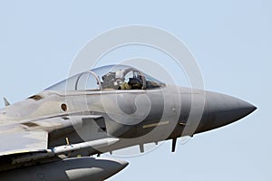 Fighter jet take off