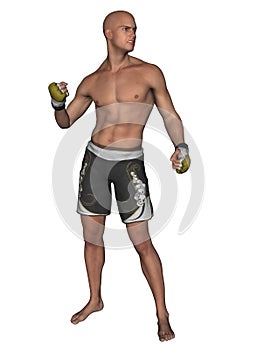 Fighter MMA boxer