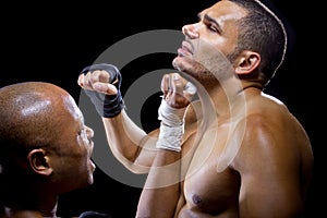 Fighters Sparring