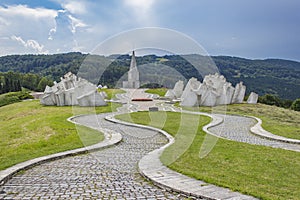 Fighters Workers Battalion Monument on Kadinjaca, Serbia