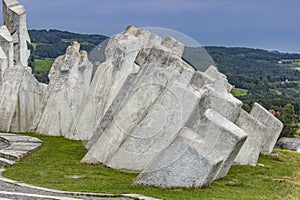 Fighters Workers Battalion Monument on Kadinjaca, Serbia