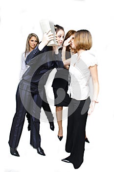 Fighting business women