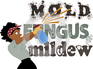 Fighting mold, fungus and mildew