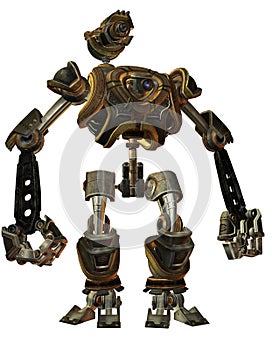 Fighting robots in Steampunk style