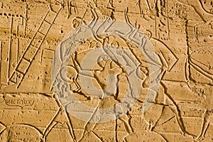 Fighting with Shields, Ramesseum, Luxor