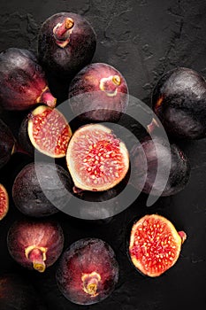 Figs on Black Slate