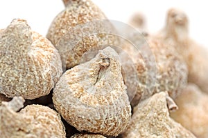Figs in a close-up against a white background