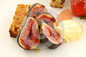 Figs Cream And Honey