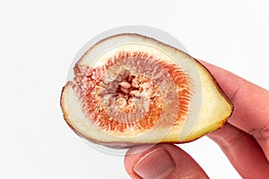 figs on a white background