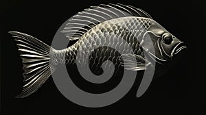 Figurative Sculpture \'the Fish\' Inspired By Hiroshi Sugimoto