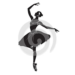 Figure of a ballerina in a pirouette