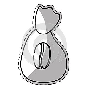 Figure coffee sack icon image