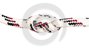 Figure-eight knot knot tied on synthetic rope