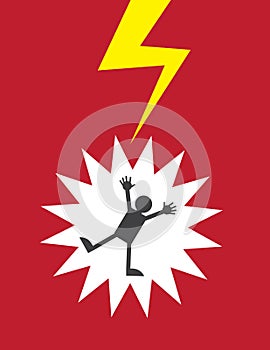 Figure Electrocuted