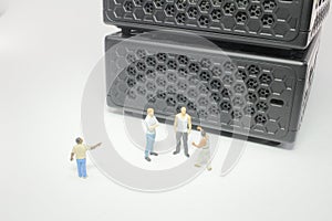 a figure of fighting using karate kungfu kick