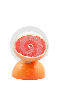 Figure from a grapefruit
