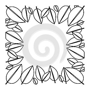 figure leaves framework icon