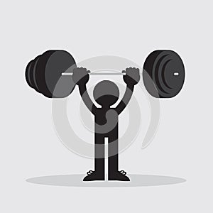 Figure Lifting Weights