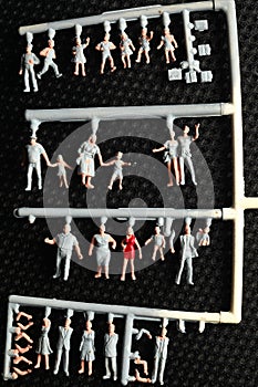 Figure model scene.