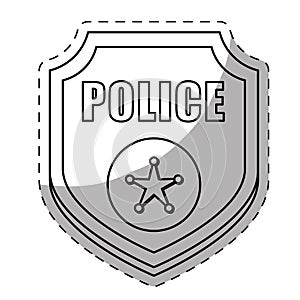 figure police badge icon image