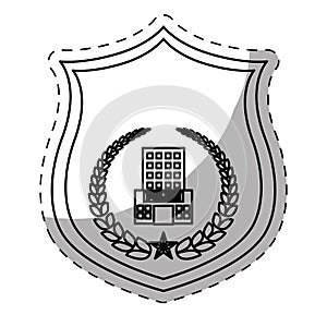 figure police badge icon image