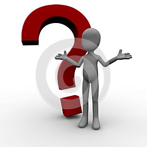 Figure with Questionmark