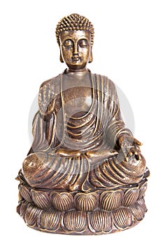 Figure of sitting and meditating Buddha