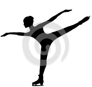 Figure Skater - Silhouette