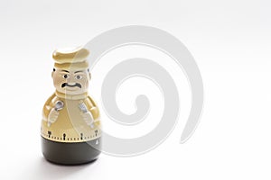 Figure of a timer cook on a white background.