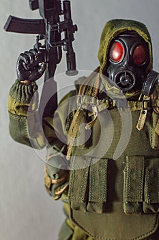 Spetsnaz Miniature realistic toys man soldier figure photo