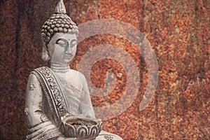 Figure of a young Buddha in a state of meditation