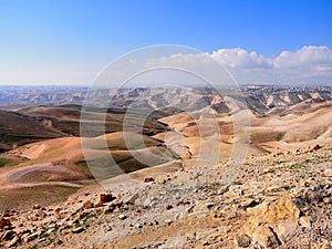 Figured hills in the Judean desert