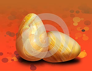 Figured patterns easter background